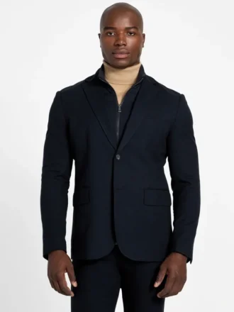 Utility Wool-Blend Blazer