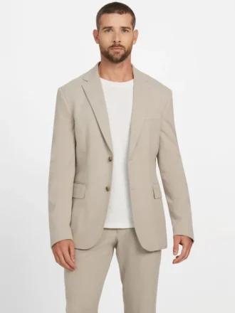 Utility Wool-Blend Blazer