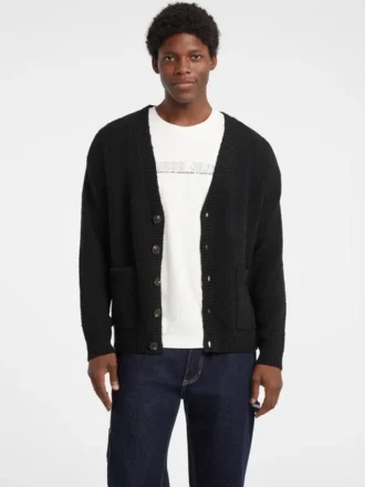V-Neck Boucle Cardigan