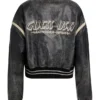 Vintage Cropped Leather Jacket