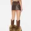 Vintage Leather Skirt