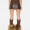 Vintage Leather Skirt