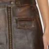 Vintage Leather Skirt