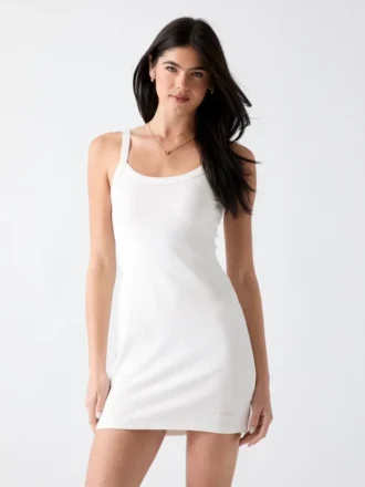 Viscose-Blend Mini Dress