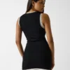 Viscose-Blend Mini Dress