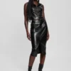 Vixen Faux-Leather Top