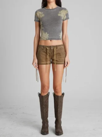 Washed Canvas Shorts
