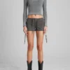 Washed Canvas Shorts