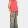 Washed Graphic Muscle Tank
