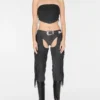 Washed Suede Bandeau