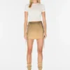 Washed Suede Skirt