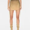Washed Suede Skirt