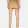 Washed Suede Skirt