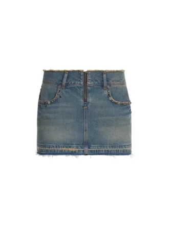 Western Denim Skirt