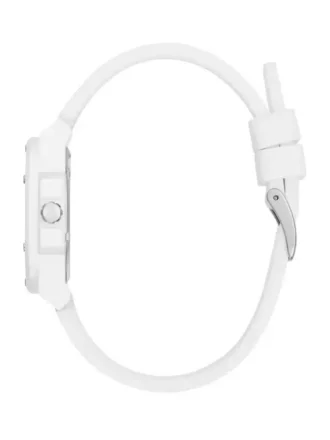 White Analog Silicon Watch