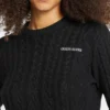 Wool-Blend Cable-Knit Sweater
