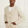 Wool-Blend Cardigan Sweater