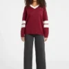 Wool-Blend Embroidered Sweater