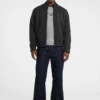 Wool-Blend Full-Zip Sweater