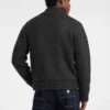 Wool-Blend Full-Zip Sweater