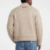 Wool-Blend Full-Zip Sweater