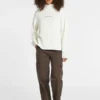 Wool-Blend Turtleneck Logo Sweater