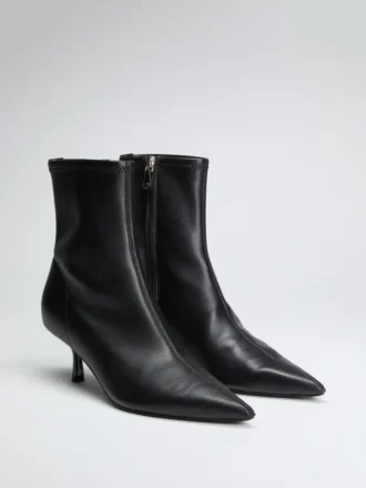 Yanka Faux-Leather Booties