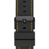 Yellow Exposed Dial Multifunction Watch