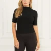 Yuri Mock-Neck Top