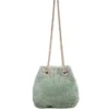 Zalina Ombra Rhinestone Pouch