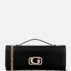 Zalina Satin Top-Handle Clutch