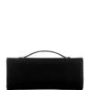 Zalina Satin Top-Handle Clutch