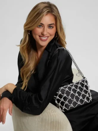 Zalina Top-Zip Shoulder Bag