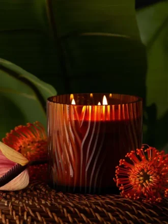 Zebra Candle