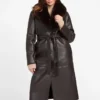 Zoey Faux-Leather Coat