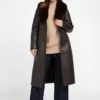 Zoey Faux-Leather Coat