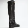 Zoro Leather Riding Boots